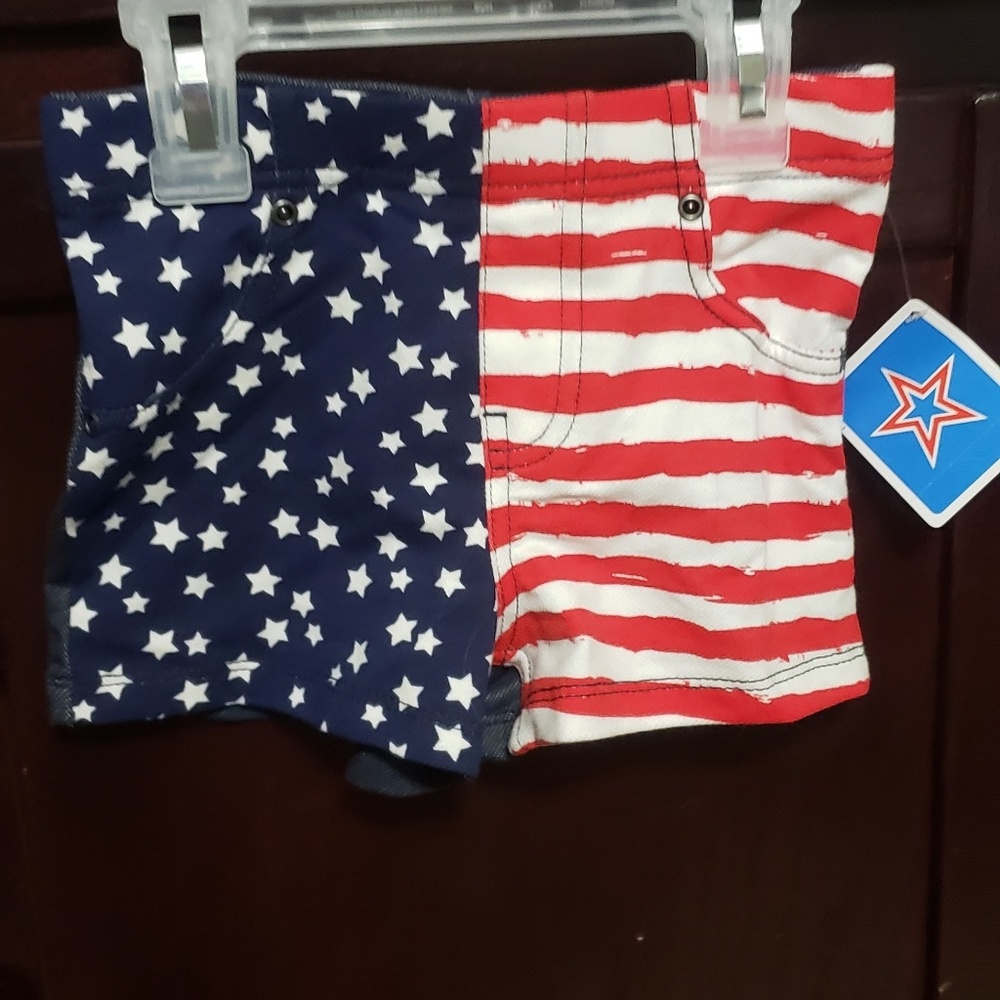 American flag shorts
